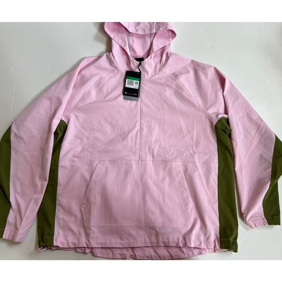Nike Pink Foam Repel Anorak Golf Jacket CU9663-663 Women's XL - Picture 7 of 16